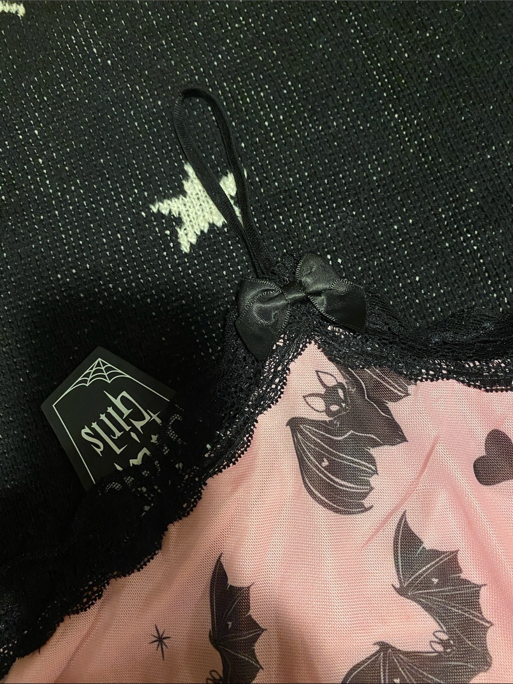 The grave girls Pink mesh slip dress - Picture 4 of 4